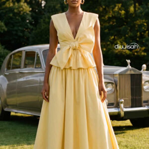 Soleil Bow Maxi Dress