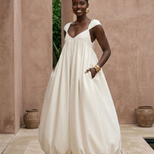Amina Balloon Maxi Dress