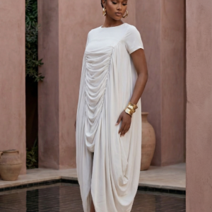 Zara Draped Midi Dress