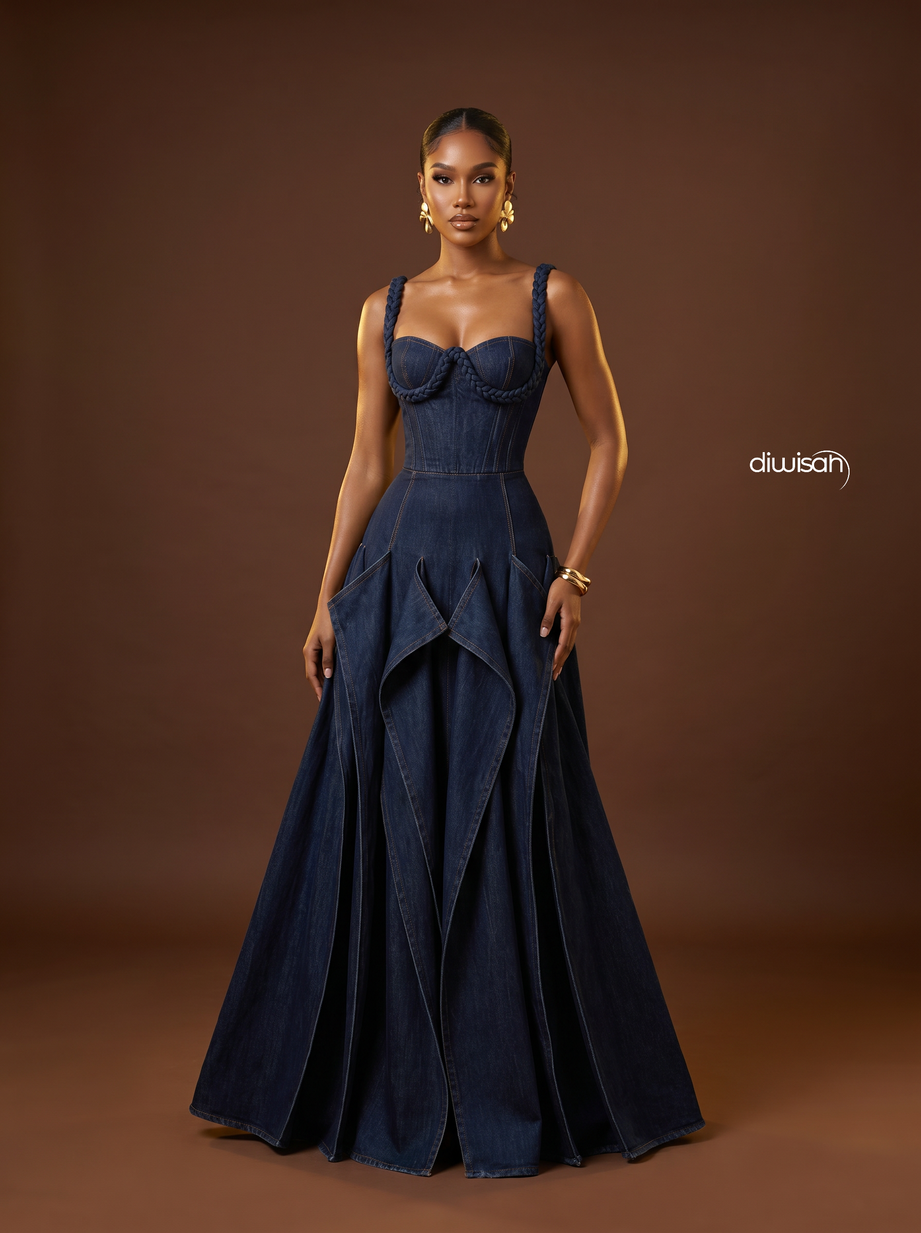 Zaria denim dress